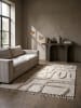 KADIMA DESIGN Teppich Wolle Handgetuftet FOWEY Modern Abstrakt Natur Wohnzimmer in Natur-Beige