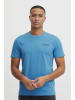 CASUAL FRIDAY T-Shirt CFThor tee with chest print in Blau