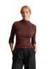 Marc O'Polo DENIM Ripp-Longsleeve slim in Espresso Brown