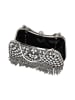 faina Women Top-Handle Bag With Rhinestones in Black