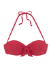 LASCANA Bügel-Bandeau-Bikini-Top in rot