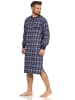 NORMANN Nachthemd langarm Bündchen - 46879 in marine
