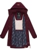 ragwear Wintermantel Jannisa in Wine Red22