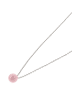 IZIA Women Chain Necklace in Silver Rose