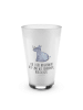 Mr. & Mrs. Panda smoothie glas Einhorn Nashorn mit Spruch in Transparent