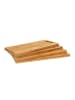 relaxdays 16x Schneidebrett in Natur - (L)35 x (B)15 cm