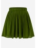 SASSYCLASSY Plissée-Rock aus Chiffon in Khaki