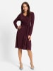 WITT WEIDEN Jersey-Kleid in burgund