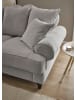 Furn.Design Sofa hellgrau Landhaus, Couch 3-Sitzer 200 cm