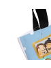 Mr. & Mrs. Panda Strandtasche Igel Familie ohne Spruch in Blau Pastell