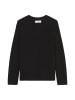 Marc O'Polo V-Neck-Strickpullover relaxed in Schwarz