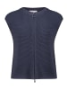Betty Barclay Grobstrickjacke ohne Arm in dunkelblau