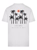 F4NT4STIC T-Shirt Escape Discover the World Palm Trees in weiß