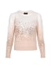 faina Damen Pullover in Wollweiss Beige