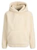 JACK & JONES Junior Hoodie 'Flare Teddy' in creme