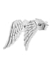 Adeliás Damen Ohrstecker Flügel aus 925 Silber in silber