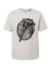 JP1880 Kurzarm T-Shirt in grau melange