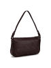 LIEBESKIND BERLIN Monogram Schultertasche Leder 23.5 cm in burgundy