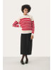 PART TWO Strickpullover RocketsPW Relaxed fit in Red Stripe