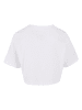 Urban Classics Cropped T-Shirts in white+white