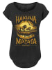 F4NT4STIC T-Shirt König der Löwen Hakuna Matata in schwarz
