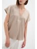 InWear Kurzarm-Bluse RinnaIW Lockere Passform in Simply Taupe