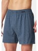 Schiesser Boxershorts Singel-Jersey in Dunkelblau