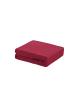 COFI 1453 Thermofleece Spannbettlaken mit Rundumgummizug - 125 gsm in Bordeaux