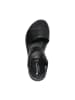 Tamaris Ledersandalen Comfort Schwarz