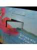 Mr. & Mrs. Panda Adventskalender Flamingo Classic Design mit Spruch in Weiß