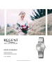 Regent Armbanduhr-Analog silber mittel (ca. 32mm) Regent Metallarmband