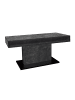 58 aufm Kessel COUCHTISCH Höhenverstellbar Else 2 110x59x60 Holz Keramikoptik Grau