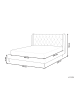 Beliani Doppelbett FORBACH in Beige/Gold - (W) 174 x (H) 106 x (L) 218 cm