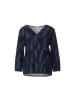 Street One Langarmshirt in deep blue