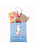 Mr. & Mrs. Panda Shopping Tasche Tante Shopping mit Spruch in Sky Blue