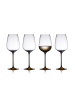 Lyngby Glas Weinglas Vienna in Amber