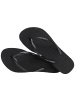 Havaianas Slim-Flatform-Zehensandalen Schwarz