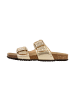 Geox Leder-Pantoletten von Brionia Gold
