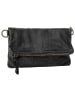 Cluty Abendtasche echt Leder in schwarz