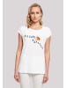 F4NT4STIC T-Shirt Alice im Wunderland Escape Reality Falling in weiß