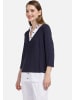 HELMIDGE Shirtbluse mit Kragen in blue