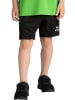 erima Six Wings Shorts in schwarz/smaragd