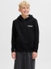 JACK & JONES Junior Kapuzenpullover in Black