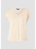 comma T-Shirt kurzarm in Beige