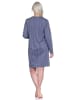 NORMANN Nachthemd langarm Bigshirt Tupfen - 76256 in Grau