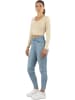 Janice 2 x Damen crop Langarmshirt Nerja in Beige
