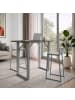 VCM  Bartisch Salia Stehtisch 110 x 80 Salia in Silber / Anthrazit