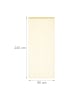 relaxdays 10 x Fadenvorhang in Beige - (L)245 x (B)90 cm