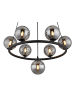 Globo lighting Hängeleuchte "RIHA" in black