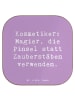 Mr. & Mrs. Panda Bierdeckel Spruch Kosmetiker Magie mit Spruch in Lavendeltraum